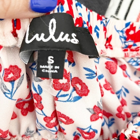 Lulu’s Floral Strapless Midi Dress - Picture 14 of 15